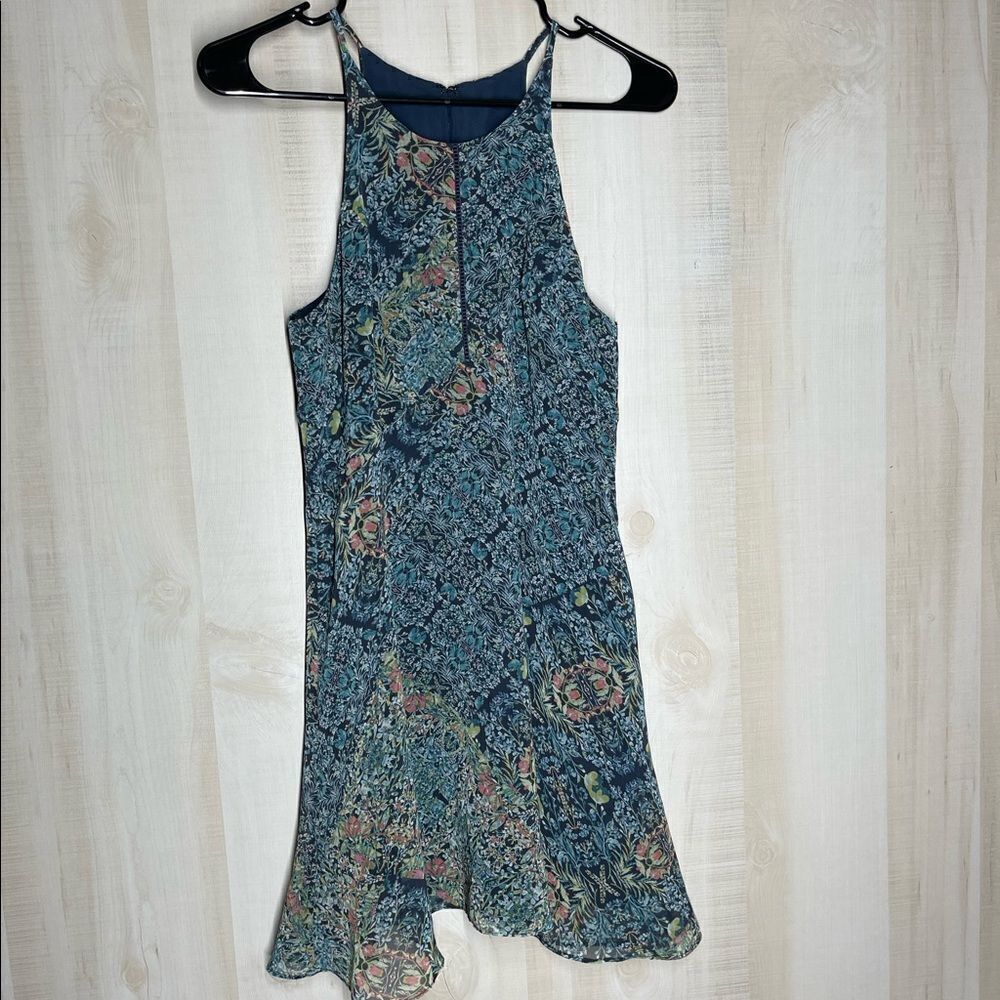 BCBGENERATION summer dress mint green, turquoise, spaghetti straps, size XXS